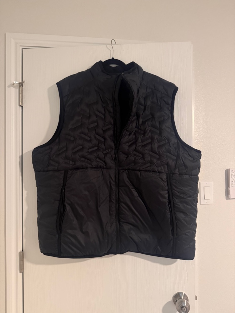Old Navy Black Quilted Puffer Vest